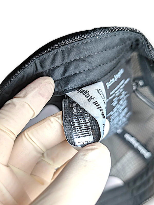 1749376982-11.jpeg Palm Angels Men's Logo Trucker Hat in Black