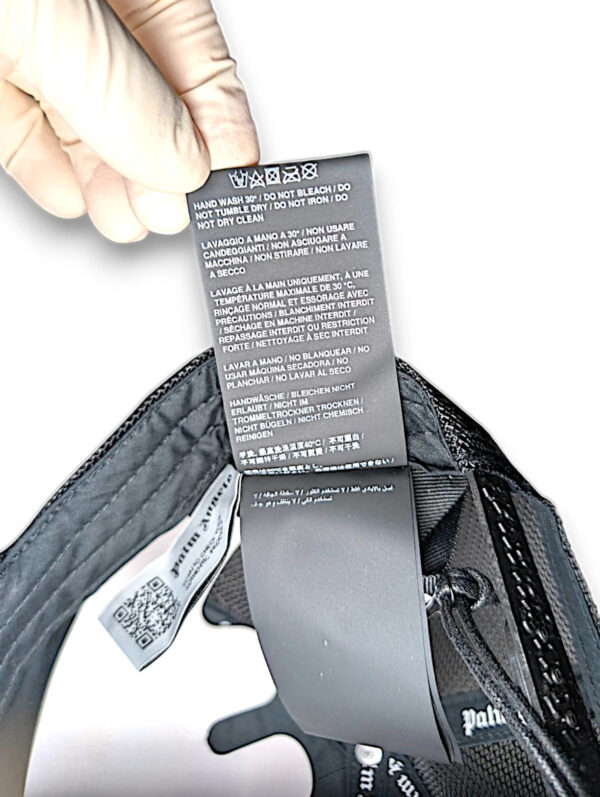 1749376982-13.jpeg Palm Angels Men's Logo Trucker Hat in Black