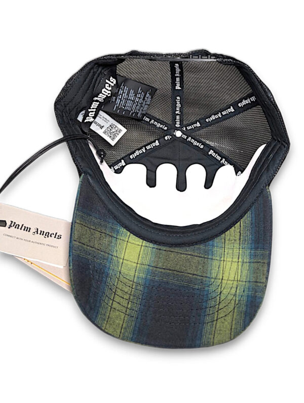 1749376982-7.jpeg Palm Angels Men's Logo Trucker Hat in Black