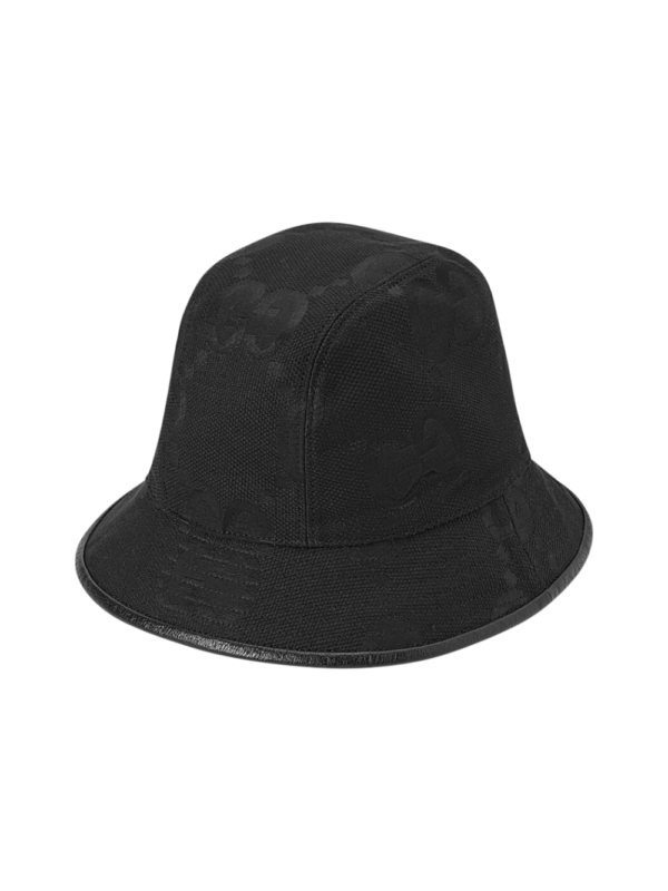 22535037_52544014_1000 (2) Gucci Jumbo GG Bucket Hat Black
