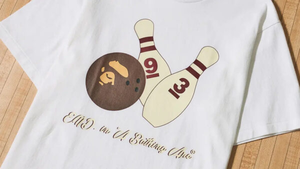 29-7 BAPE x END. Bowling #1 Tee