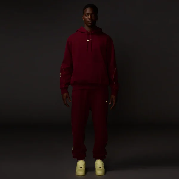 HOODIE_RED_3 NOCTA Fleece CS Hoodie Dark Beetroot