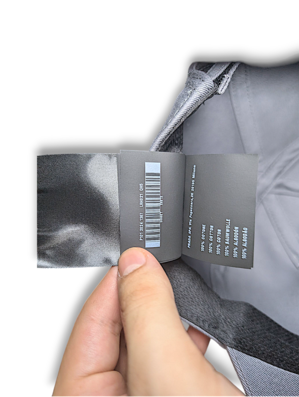 Prada PRADA × LUNA ROSSA Cotton Cap Grey