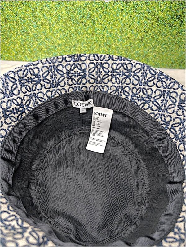 Loewe Bucket Hat Black Monogram