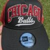 New Era Chicago Bulls Script EF Trucker Cap